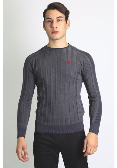 Raınsnow Erkek Triko Kazak Antrasit (504887860) Antrasit