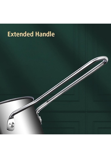 304 Paslanmaz Çelik Süt Tenceresi Mutfak İçin Yardımcı Gıda Pot Patates Kızartması F Tempura Fritöz Tava Süzgeçli Tencere 56435032