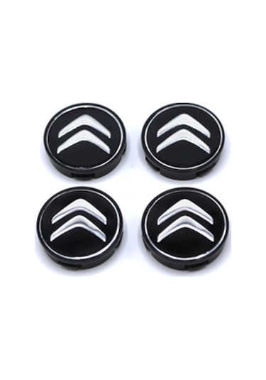 Citroen Siyah Uyumlu Yedek Parça 55/58 Mm Jant Göbeği