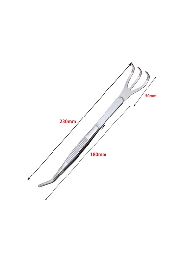 Suntek Toprak Gevşetme Cımbız Akvaryum Bonsai Kavisli-tırmık