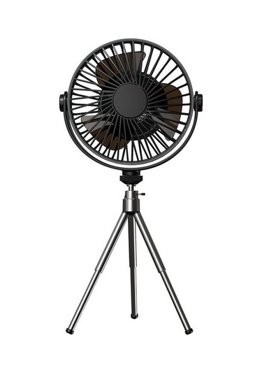 Unimarket Taşınabilir Tripodlu Şarjlı Işıklı Kumandalı Masa Vantilatörü