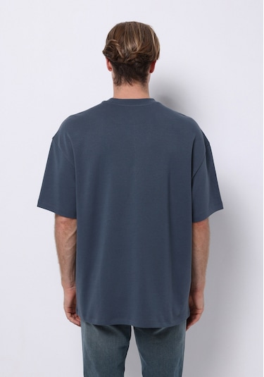 Colins Oversize Fit Yuvarlak Yaka Düz Erkek Mavi Kısa Kol Tişört Cl1076602 Q1.v1 Inv Indigo Colins Oversize Fit Yuvarlak Yaka Düz Erkek Mavi Kısa Kol Tişört Cl1076602 Q1.v1 Inv Indigo