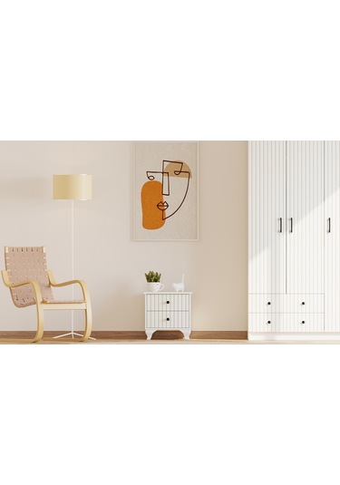 Rabi Mobilya İrem Country 2 Çekmeceli Komodin