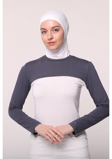 Altobeh Sıfır Yakalı Boyunluklu Kolluk Füme Çok Renkli
