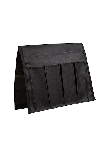 Siyah Koltuk Kenarı Kumandalık Portatif Yan Sehpa