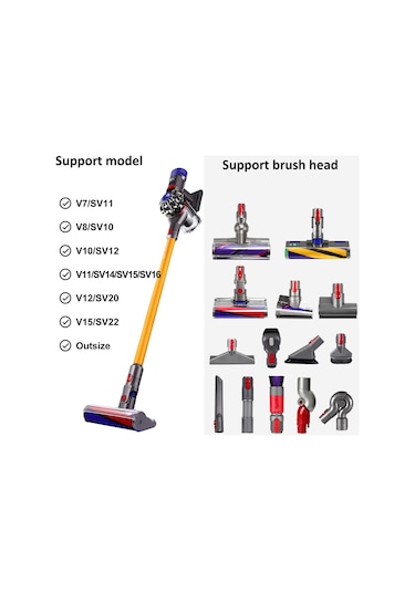 Cbtx V7 V8 V10 V11 V12 V15 Elektrikli Süpürge Depolama Rafı Uzatma Braketi 1 Çift