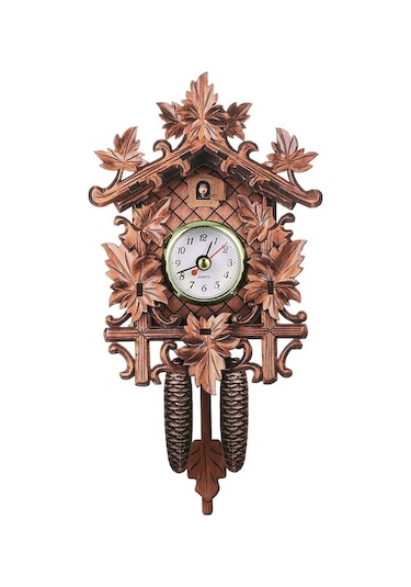 Novahub Klasik Kuşlu Saat - Dekoratif Mdf, 4 Model, Aa Pil İle Çalışır, Çok Renkli Çok Renki