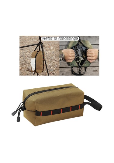 Suntek Taşınabilir Mendil Kutu Tutucu Dikdörtgen Haki Haki