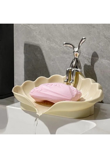 Kangvka Tekli Abs Plastik Sabun Dağıtıcı - Modern Banyo/mutfak, Kolay Doldurma, Dayanıklı Beyaz Tasarım Krem