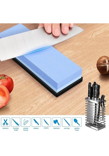 Valkyrie 400 1000 Çift Taraflı Profesyonel Bileme Taşı Sulu Biley 1. Kalite Uzun Ömürlü