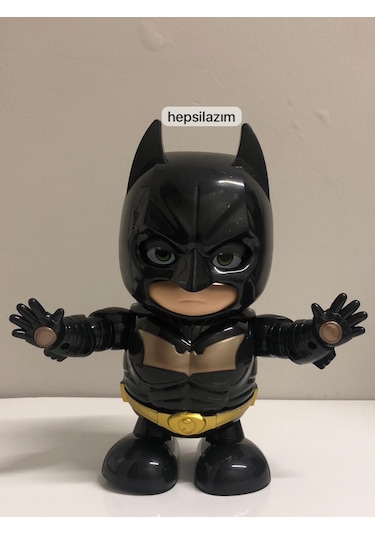 Işıklı Sesli Dans Eden Hareketli Pilli Batman Hero Oyuncak 20 Cm