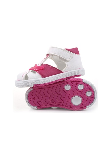 Şirin Bebe 3811 Ortopedik Taban Kız Çocuk Yazlık Ayakkabı Sandalet Fuşya
