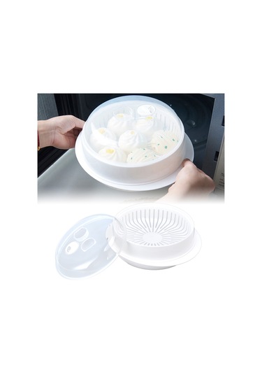 Sağlıklı Pişirme Arkadaşı, Şeffaf Kapaklı Mikrodalga Buharlı Pişirici, Besin Değerini Koruyan Ve Bpa İçermeyen, Mutfağınızda Hızlı Yemekler İçin Mükemmel