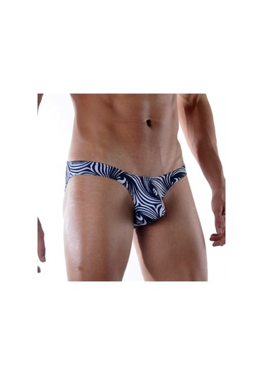 Don Moris Desenli Erkek Slip (Dm021810) Siyah - Beyaz