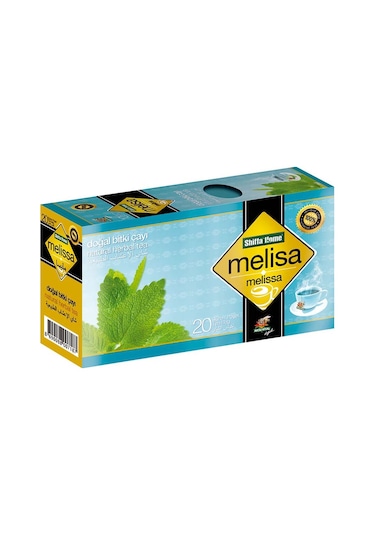Shiffa Home Melisa Doğal Bitki Süzen Poşet Çay 20 x 1.5 G