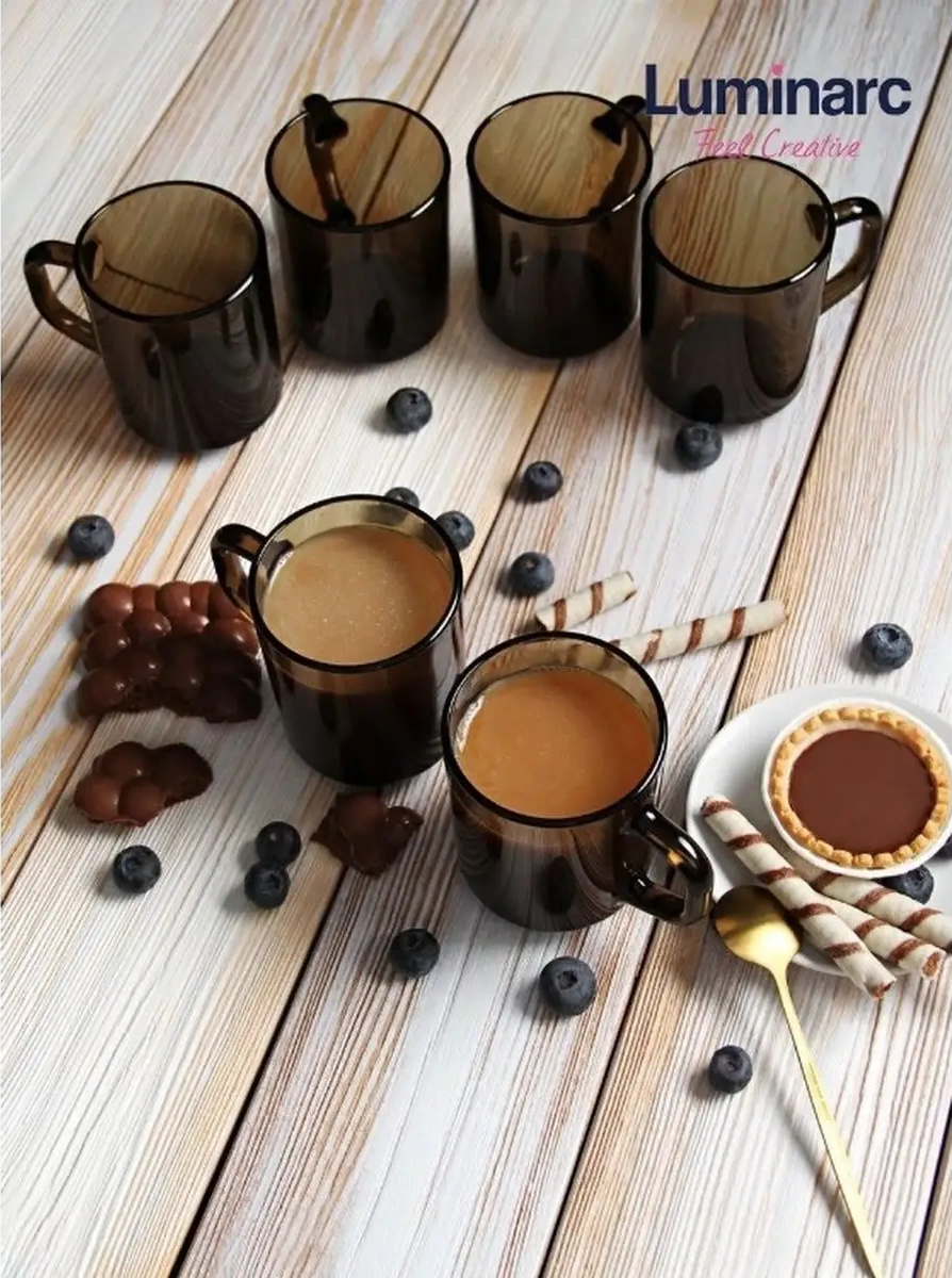 Lumınarc 250 Ml Dumanlı Bardak 6 Adet 141172607 Kahverengi