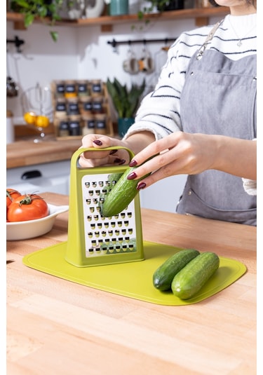 Finehome Nude 2 Parça Mutfak Gereçleri Seti Yeşil