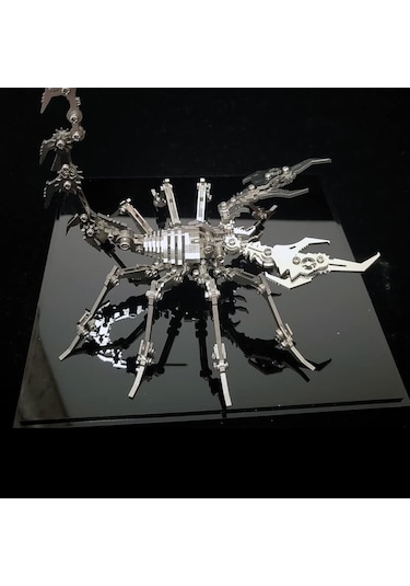 3d Metal Akrep Modeli Mekanik Tasarım, Premium Masaüstü Dekor & Koleksiyon Figürü