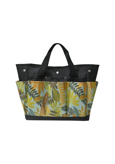 Qingmipy Su Geçirmez 9 Cepli Bahçe Alet Çantası - Taşınabilir Ve Dayanıklı Bahçe Organizatörü Siyah