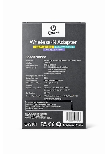 Qpart Nano Usb Wifi Adaptör