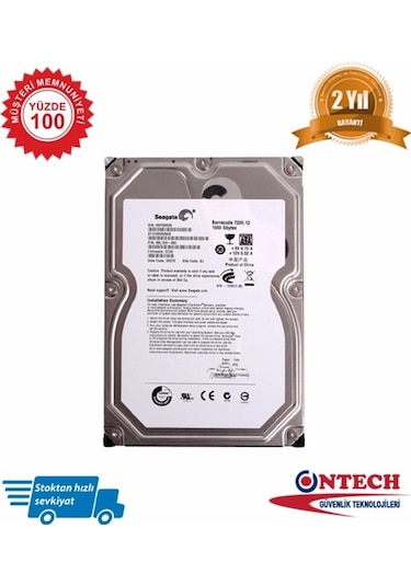 Seagate Barracuda St500Dm002 3.5" 500 Gb Sata 3  Hdd