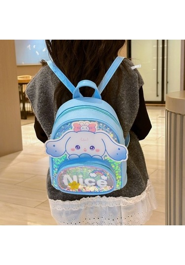 Sevimli Çizgi Çocuk Okul Çantası Eyzlmd Çok Renkli