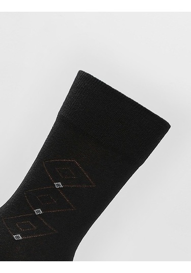 6'lı Set Kutulu Siyah Erkek Çorap Siyah