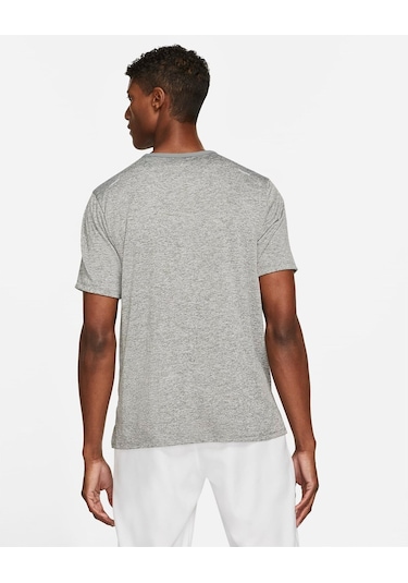 Nike M Nk Df Rıse 365 Ss Erkek Gri T-shirt - Cz9184-084