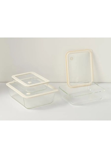 Smart Solutions Kapalı Yemek Kabı 0,7 Lt Ve Fırınlama İçin 429280788 Beyaz