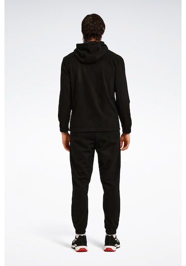 Id -f Fleece Hoodıe Siyah Erkek Polar Siyah