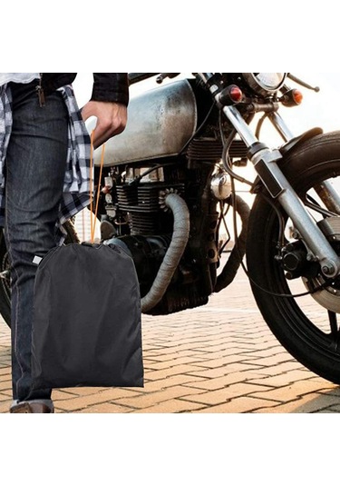 Suntek 210D Motosiklet Örtüsü Rüzgar Geçirmez Tokalar Koruyucu M
