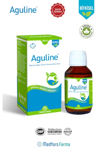 Aguline Gaz İçin Bitkisel Şurup 100 ML