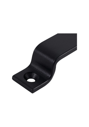 Sürgülü Kapı Kolu Masif Siyah Çelik Kapı Kolu Siyah Sürgülü Kapı Çekme Kolu