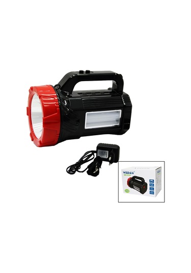 2in1 1led - 16smd El Feneri - Projektör Fiş Şarjlı Telefon - Ampul Çıkışlı Powerbank 4172 Çok Renkli