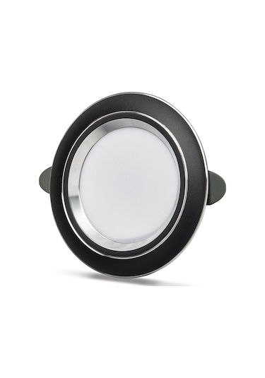 Noas 5w Black+sılver Led Spot Beyaz Işık 10adet 3200k Diğer