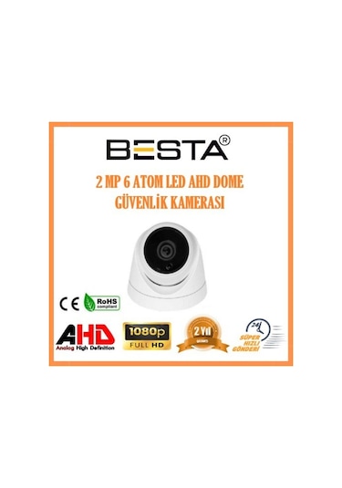 2 1080p 3 Dış Mekan 1 İç Mekan Kameralı Ahd Güvenlik Seti