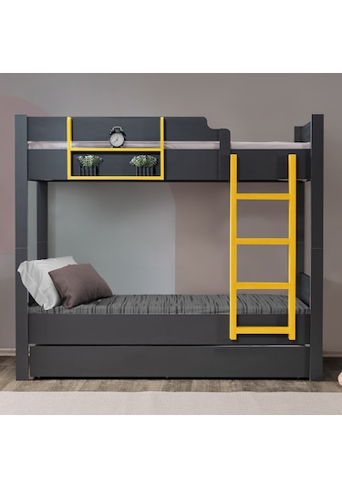 Setaymobilya Ranza, Asya Ayrılabilir Yavrulu Ranza - Antrasit - Sarı