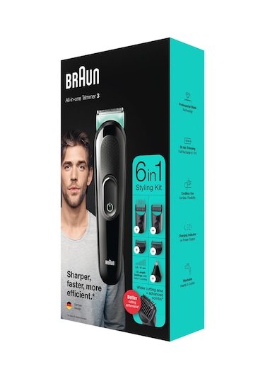 Braun MGK 3321 Erkek Bakım Kiti 6'sı 1 Arada Şekillendirici