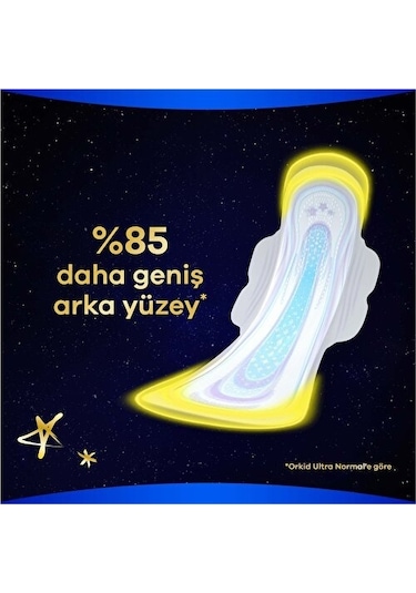 Orkid Ultra Gece Extra Plus Hijyenk Ped 20'li