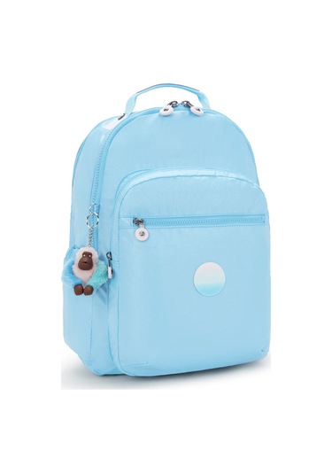 Kipling Seoul Lap Okul Çantası Sea Blue Met Kı713552d Sea Blue Met
