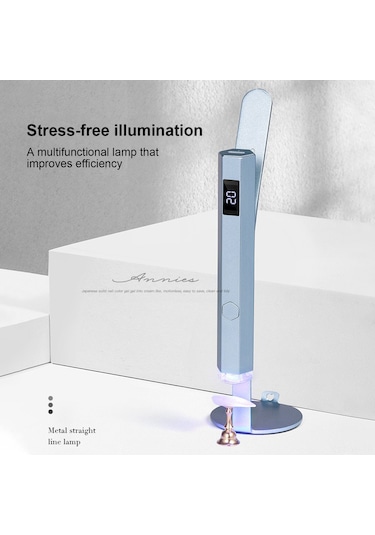 Yifomall Taşınabilir Manyetik Led Işık Terapi Lambası - 230mah Pil, 20/60sn Zamanlayıcı, 3w Güç