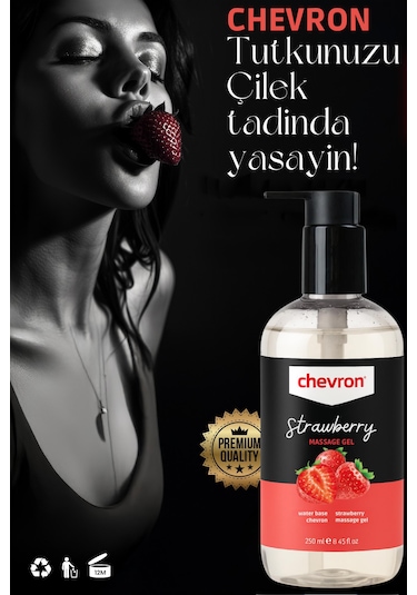 Chevron Çilek Aromalı Kayganlaştırıcı Jel 2 x 250 ML