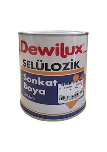 Dewilüx Sonkat Selülozik Boya 0,75 Litre (Siyah- Mat Siyah)