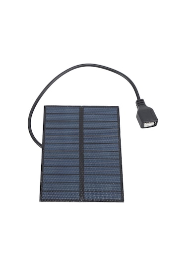 Hangfox 3w 5v Çok Kristal Güneş Paneli - Usb Çıkışlı Taşınabilir Acil Enerji Kaynağı Depolama Olmadan Ip67 Su Geçirmez Mini Boyut
