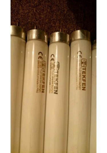 25 Adet Tekfen18W 60Cm Beyaz Florasan Ampul