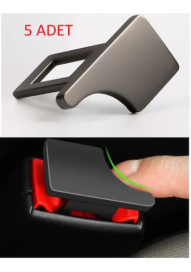 Tüm Araçlar İçin 5 Adet Oto Kemer Tokası Emniyet Dayanıklı Üretim