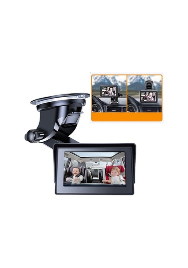 Bebek Gözetleme Araç Kamerası, Su Geçirmez, Gece Görüşü, Siyah