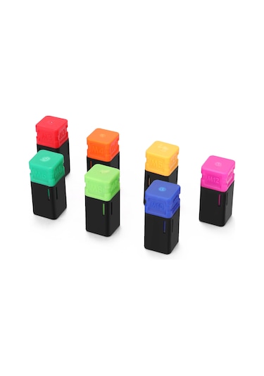 Xindoker Ekonomik Çözüm: Somun Perçin Mandren Seti M3 Ten M12 Ye Çeşitli Boyutlar, Metal Yapı, Siyah Renk