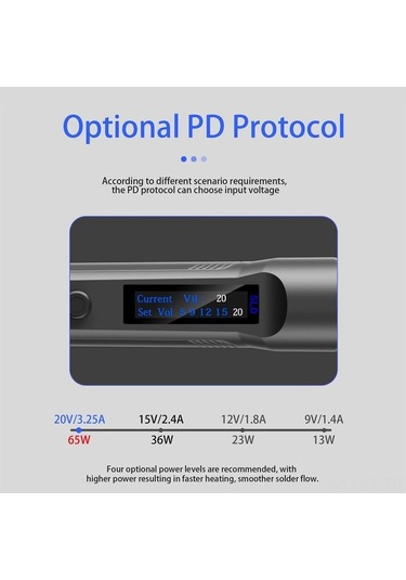 Pazly 90w Taşınabilir Lehim Makinesi - Akıllı Sıcaklık Kontrolü 150-450 C , Ergonomik Tasarım