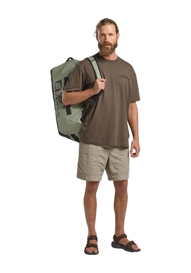 Jack Wolfskin Trailblazer Erkek Tişört Kahve Beji Bej